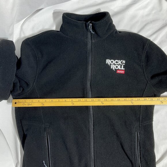 Rock N Roll Sushi Mens Sz M Fleece Jacket Zippered - Picture 9 of 14